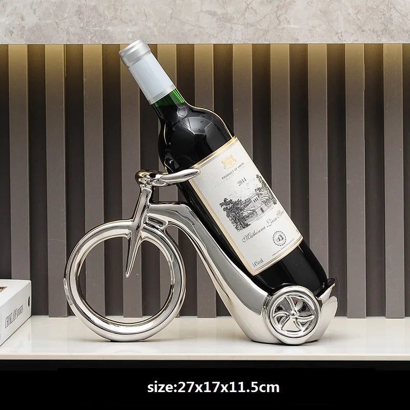 Tricycle Sculpture Bike Wine Holder