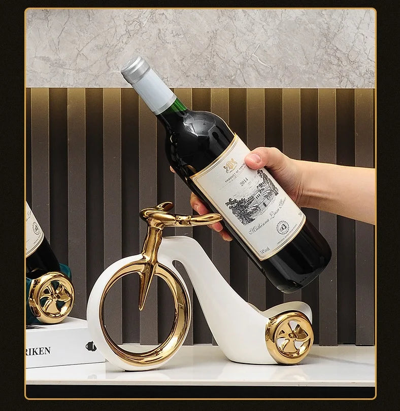 Tricycle Sculpture Bike Wine Holder