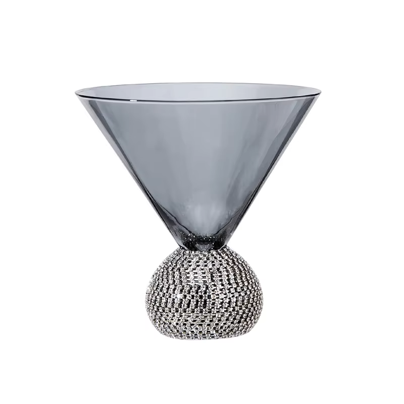 Crystal Cocktail Glass - Diamond Studded